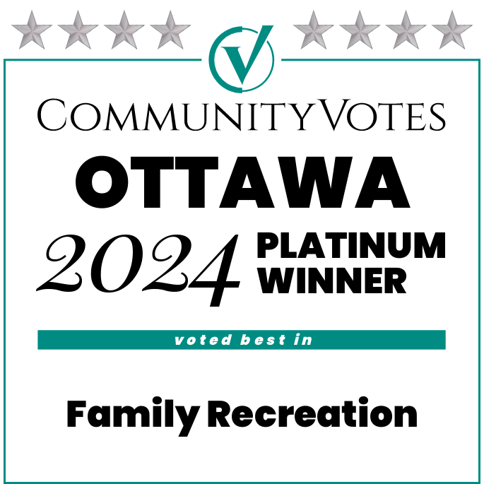 winners badge ottawa 2024 platinum family recreation